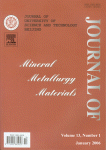Go to journal home page - Journal of University of Science and Technology Beijing, Mineral, Metallurgy, Material